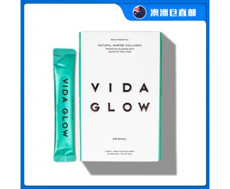 【澳洲直邮包邮】Vida Glow 深海鱼胶原蛋白粉 原味 90克（3克x30袋）
